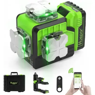 10,8V univerzalni PRO P03CG 12 linijski zeleni laserski nivelir bluetooth