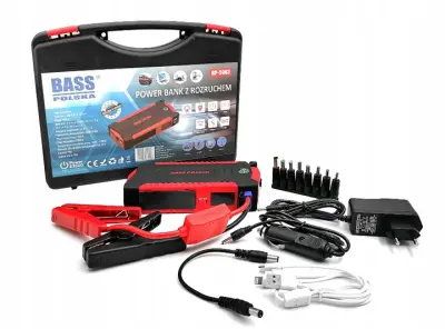 LED booster 1000A zaganjalec motorja + power bank 19000mAH