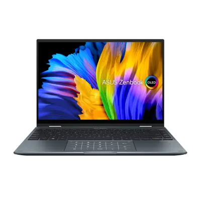 ASUS ZenBook 14 Flip UP5401ZA-OLED-KN731W 35,6 cm (14") Touch OLED/WQ+ 90Hz/Core i7-12700H/16GB/1TB/NVMe IrisXe NP/W11H prenosni računalnik Pine Grey