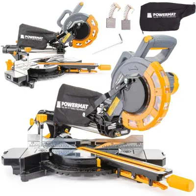 2000W zajeralna potezna krožna žaga z laserjem in svetilko