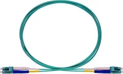 Rutenbeck 228050002 steklena vlakna optična vlakna priključni kabel [1x LC-D priključek - 1x LC-D priključek]  Multimode OM3 2.00 m