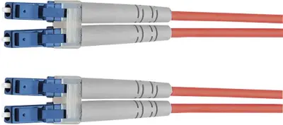 Telegärtner L00870A0005 steklena vlakna optična vlakna priključni kabel [1x LC-vtič - 1x LC-vtič] 50/125 µ Multimode OM4 1.00 m