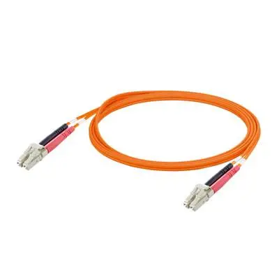 Weidmüller 1276880000 steklena vlakna optična vlakna priključni kabel [1x LC-vtič - 1x LC-vtič] 50/125 µ Multimode OM2 1.00 m