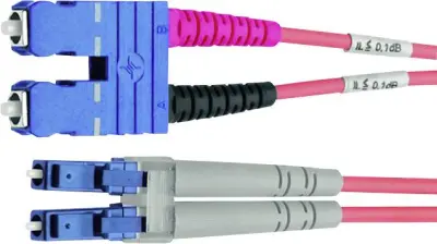 Telegärtner L00891A0017 steklena vlakna optična vlakna priključni kabel [1x moški konektor sc - 1x LC-vtič] 9/125 µ Singlemode OS2 2.00 m