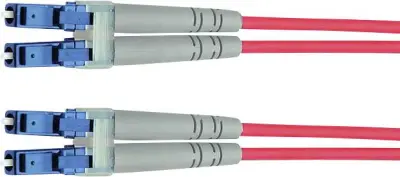 Telegärtner L00873A0003 steklena vlakna optična vlakna priključni kabel [1x LC-vtič - 1x LC-vtič] 50/125 µ Multimode OM3 5.00 m