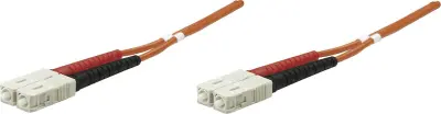 Intellinet 470032 steklena vlakna optična vlakna priključni kabel [1x moški konektor SC - 1x moški konektor SC] 50/125 µ Multimode OM2 5.00 m
