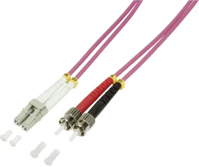 LogiLink FP4LT01 steklena vlakna optična vlakna priključni kabel  50/125 µ Multimode OM4 1.00 m
