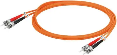 Weidmüller 1433990020 steklena vlakna optična vlakna priključni kabel [1x ST-vtič - 1x ST-vtič] 50/125 µ Multimode OM2 2.00 m