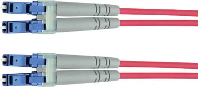 Telegärtner L00871A0006 steklena vlakna optična vlakna priključni kabel [1x LC-vtič - 1x LC-vtič] 50/125 µ Multimode OM3 2.00 m