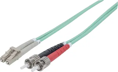 Intellinet 751131 steklena vlakna optična vlakna priključni kabel [1x ST-vtič - 1x LC-vtič] 50/125 µ Multimode OM3 5.00 m