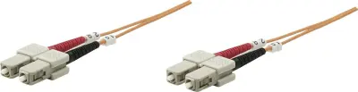 Intellinet 510332 steklena vlakna optična vlakna priključni kabel [1x moški konektor SC - 1x moški konektor SC] 62,5/125 µ Multimode OM1 5.00 m