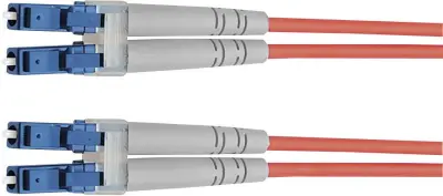 Telegärtner L00875A0007 steklena vlakna optična vlakna priključni kabel [1x LC-vtič - 1x LC-vtič] 50/125 µ Multimode OM4 10.00 m