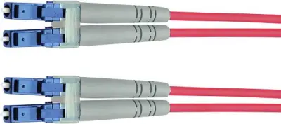 Telegärtner L00875A0003 steklena vlakna optična vlakna priključni kabel [1x LC-vtič - 1x LC-vtič] 50/125 µ Multimode OM3 10.00 m