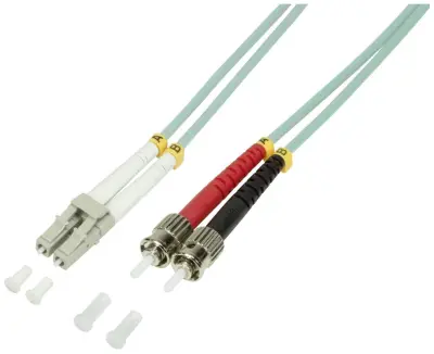 LogiLink FP3LT03 steklena vlakna optična vlakna priključni kabel [1x LC-vtič - 1x ST-vtič] 50/125 µ Multimode OM3 3.00 m