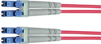 Telegärtner L00870A0003 steklena vlakna optična vlakna priključni kabel [1x LC-vtič - 1x LC-vtič] 50/125 µ Multimode OM3 1.00 m