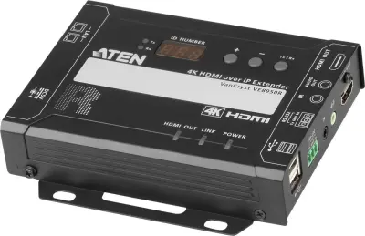 ATEN VE8950R 4K HDMI preko IP sprejemnika ATEN VE8950R RS232 HDMI razširitev