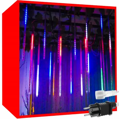Novoletne lučke sveče 50cm 288 LED RGB večbarvne