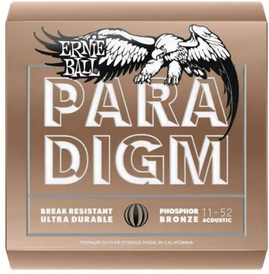 Ernie Ball e-bas strune 2078 Paradigm Phosphor Bronze Light 011-052