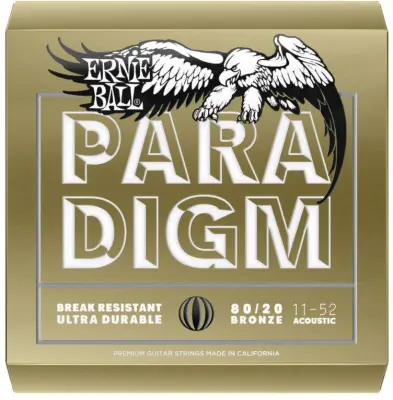 Ernie Ball strune za akustično kitaro 2088 Paradigm 80/20 Bronze Light 011-052