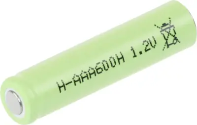 Micro (AAA)-akumulator NiMH Mexcel H-AAA600H 600 mAh 1.2 V 1 kos