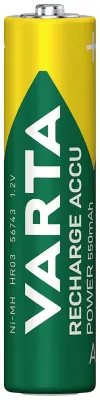 Micro (AAA) baterija NiMH Varta Ready2Use HR03\, 550 mAh\, 1.2 V\, 4 kosi