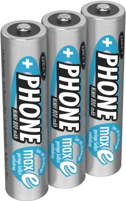 Micro (AAA) akumulator NiMH Ansmann DECT maxE HR03 800 mAh 1.2 V 3 kosi