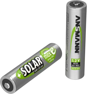 Micro (AAA)-akumulator NiMH Ansmann HR03 Solar maxE 550 mAh 1.2 V 2 kos