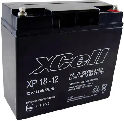 Svinčev akumulator 12 V 17 Ah XCell XP1712 XCEXP1712 Blei-Vlies (AGM) (B x H x T) 181.5 x 167.5 x 77mm M5-vijačni priključek vzdrževanje ni potrebno,