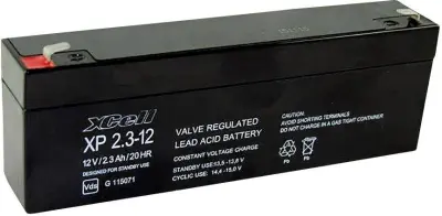 Svinčev akumulator 12 V 2.1 Ah XCell XP2.112 XCEXP2.112 Blei-Vlies (AGM) (B x H x T) 178 x 66 x 35mm ploščati vtič 4.8mm vzdrževanje ni potrebno, VDS-
