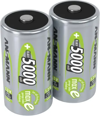Akumulatorska baterija tipa D (Mono) NiMH Ansmann maxE HR20 5000 mAh 1.2 V 2 kosa