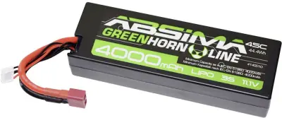 Modelarski akumulatorski komplet (LiPo) 11.1 V 4000 45 C Absima Hardcase T-vtični sistem