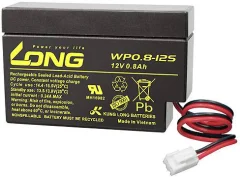 Long WP0.8-12S WP0.8-12S svinčeni akumulator 12 V 0.8 Ah svinčevo-koprenast (Š x V x G) 96 x 62 x 25 mm JST konektor nizko samopraznjenje\, brez vzdrževanja