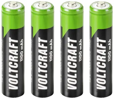 VOLTCRAFT HR03 SE micro (AAA)-akumulator NiMH 1100 mAh 1.2 V 4 kos