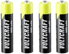 VOLTCRAFT Endurance micro (AAA)-akumulator NiMH 600 mAh 1.2 V 4 kos