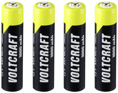 VOLTCRAFT Endurance HR03 micro (AAA)-akumulator NiMH 1000 mAh 1.2 V 4 kos