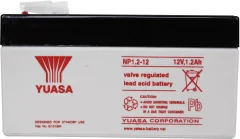 Svinčev akumulator 12 V 1.2 Ah Yuasa NP1.2-12 svinčevo-koprenast (AGM) 97 x 55 x 48 mm ploščati vtič 4.8 mm brez vzdrževanja