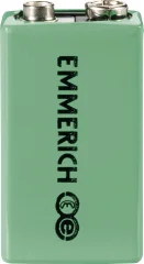 9 V Block akumulator  NiMH Emmerich 6LR61 160 mAh 8.4 V 1 kos