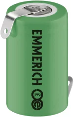 NiMH akumulator Emmerich 1/2 A Z-spajkalni priključek 1.2 V 950 mAh (Ø x V) 17 mm x 27.5 mm