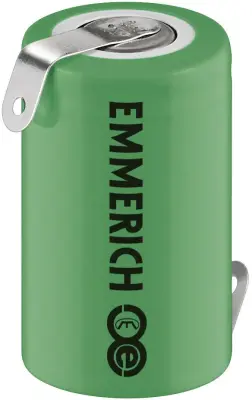 NiMH akumulator Emmerich 1/2 A Z-spajkalni priključek 1.2 V 950 mAh (Ø x V) 17 mm x 27.5 mm