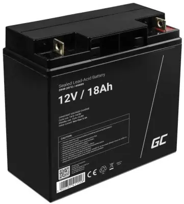 Green Cell  AGM09 svinčeni akumulator 12 V 18 Ah svinčevo-gelni (Š x V x G) 181 x 167 x 77 mm M5-vijačni priklop obstojnostni cikel\, brez vzdrževanja