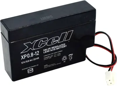 XCell XP0.812JST XCEXP0.812JST svinčeni akumulator 12 V 0.8 Ah svinčevo-koprenast (Š x V x G) 96 x 62 x 25 mm JST konektor brez vzdrževanja