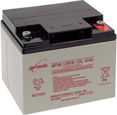 EnerSys Hawker Genesis NP38-12 svinčeni akumulator 12 V 38 Ah svinčevo-koprenast (ŠxVxG) 197 x 172 x 165mm M6-vijačni priklop brez vzdrževanja, vds ce