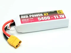 Red Power lipo akumulatorski paket za modele 11.1 V 5400 mAh   mehka torba XT90