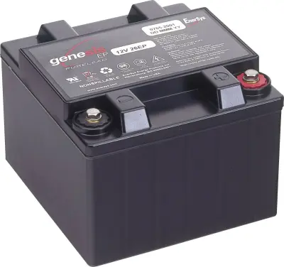 EnerSys Genesis 12EP26 G26EP 0765-2001 svinčeni akumulator 12 V 26 Ah svinčevo-koprenast (ŠxVxG) 167 x 126 x 176mm M6-vijačni priklop brez vzdrževanja