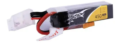 Tattu lipo akumulatorski paket za modele 11.1 V 450 mAh Število celic: 3 75 C mehka torba XT30
