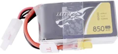 Tattu lipo akumulatorski paket za modele 11.1 V 850 mAh Število celic: 3 75 C mehka torba XT30