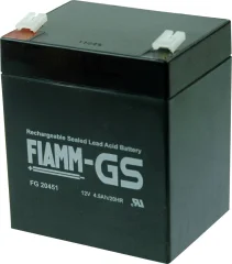 Fiamm PB-12-4\,5-4\,8 FG20451 svinčeni akumulator 12 V 4.5 Ah svinčevo-koprenast (Š x V x G) 90 x 107 x 70 mm ploščati vtič 4\,8 mm brez vzdrževanja\, nizko samopraznjenje