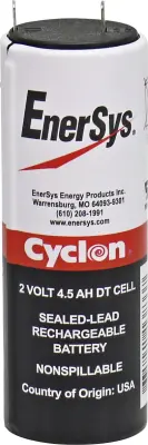 EnerSys Hawker Cyclon DT 0860-0004 svinčeni akumulator 2 V 4.5 Ah svinčevo-koprenast (Ø x V) 34mm x 103mm ploščati vtič 4,8mm brez vzdrževanja, zvite