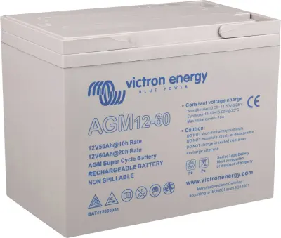 Solarni akumulator 12 V 60 Ah Victron Energy Blue Power BAT412550104 svinčeno-gelni (Š x V x G) 229 x 227 x 138 mm M8 vijačni priključek