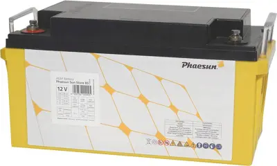 Solarni akumulator 12 V 80 Ah Phaesun Sun-Store 80 SB12-80(L) svinčeno-koprenasti (AGM) (Š x V x G) 348 x 178 x 167 mm M6 vijačni priključek